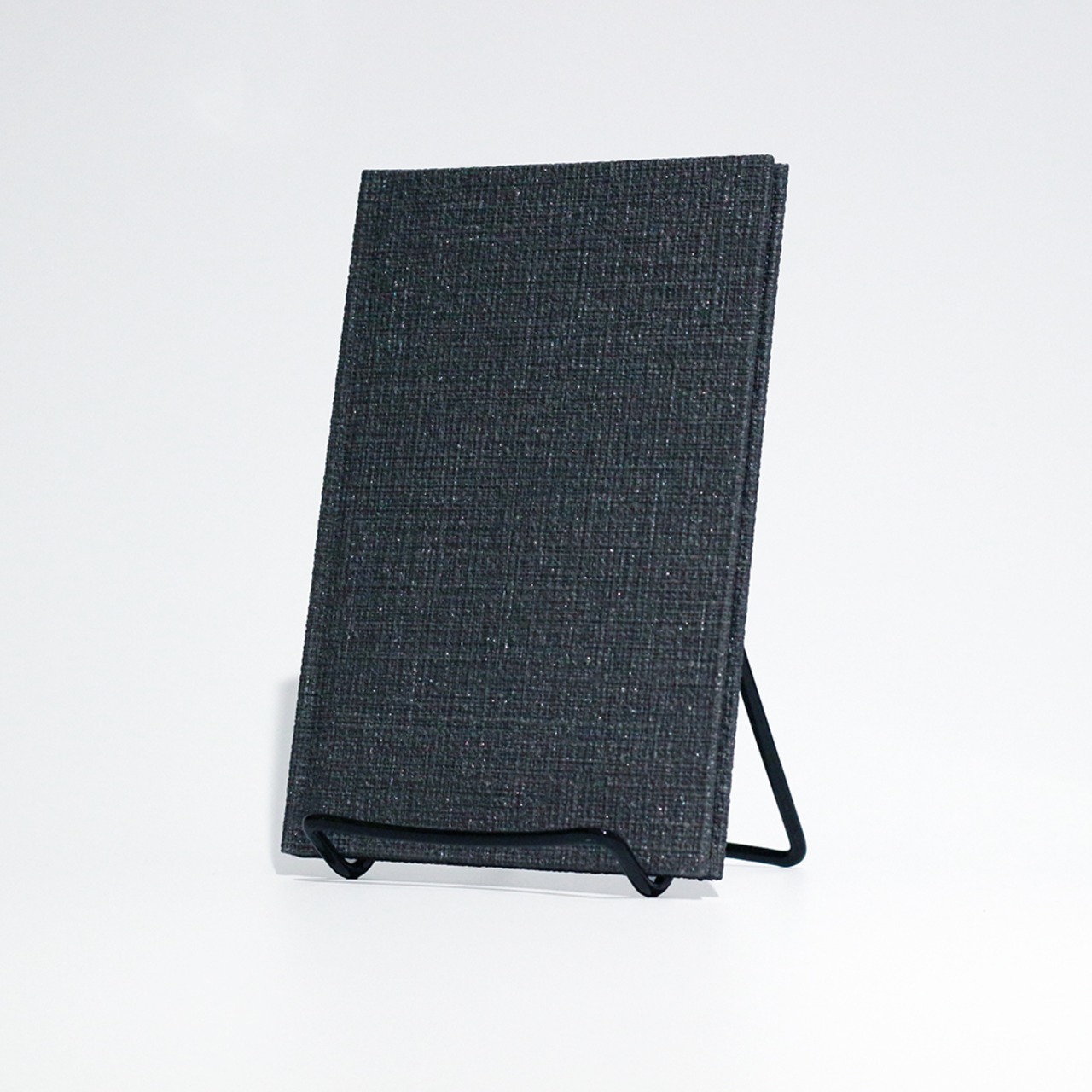 Airy note premium - 【無地】 壁紙 (I)グリッターオニキス  / A6変型  /  超軽量ハードカバーノート