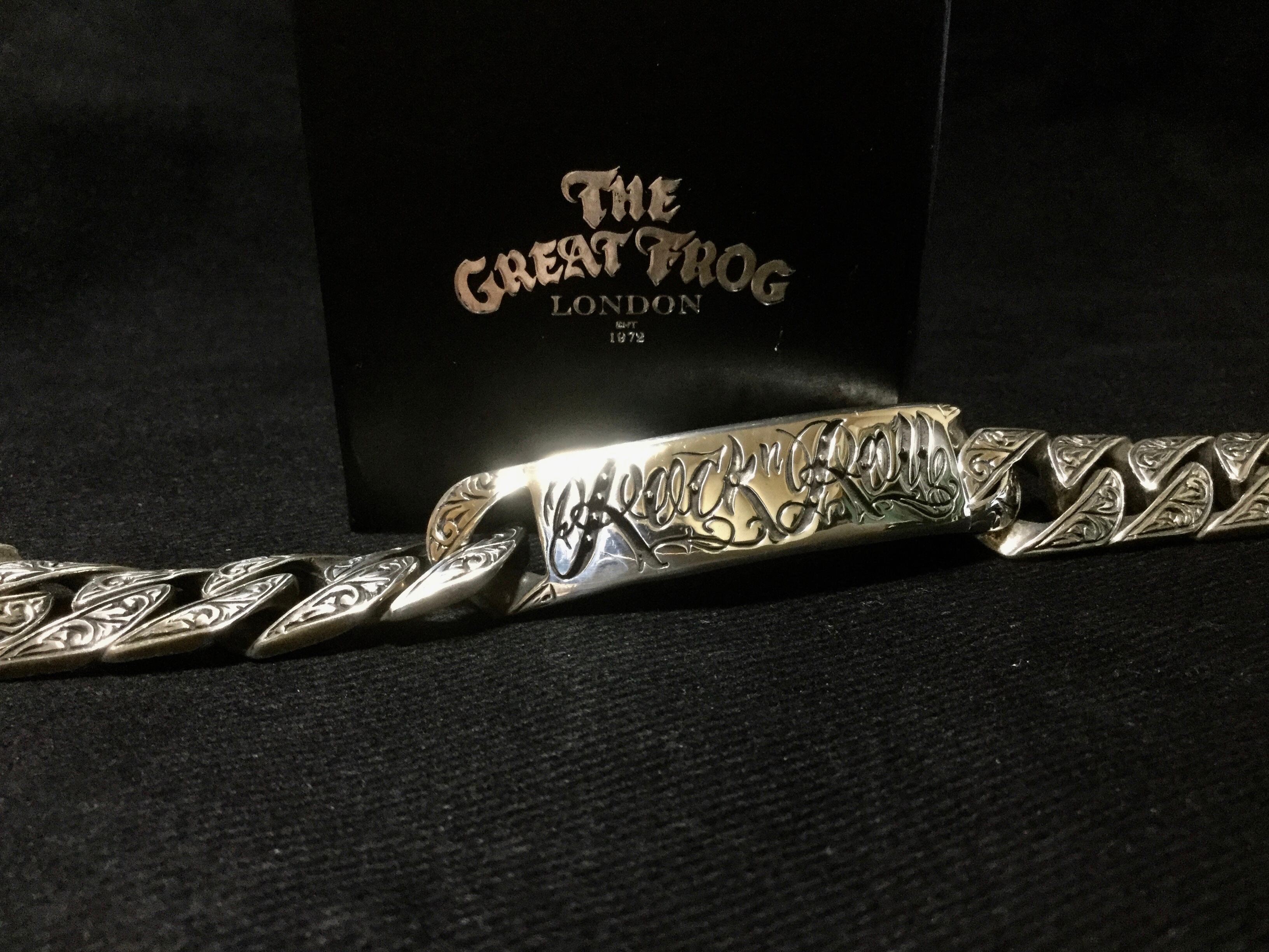 THE GREAT FROG ROCK`N ROLL ID BRACELET グレートフロッグ