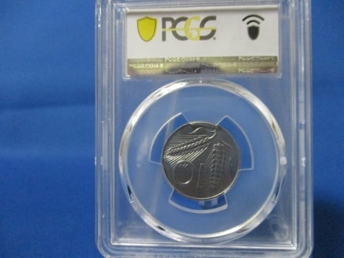 イタリア 10リラ硬貨☆1980年／未使用／アンティークコイン