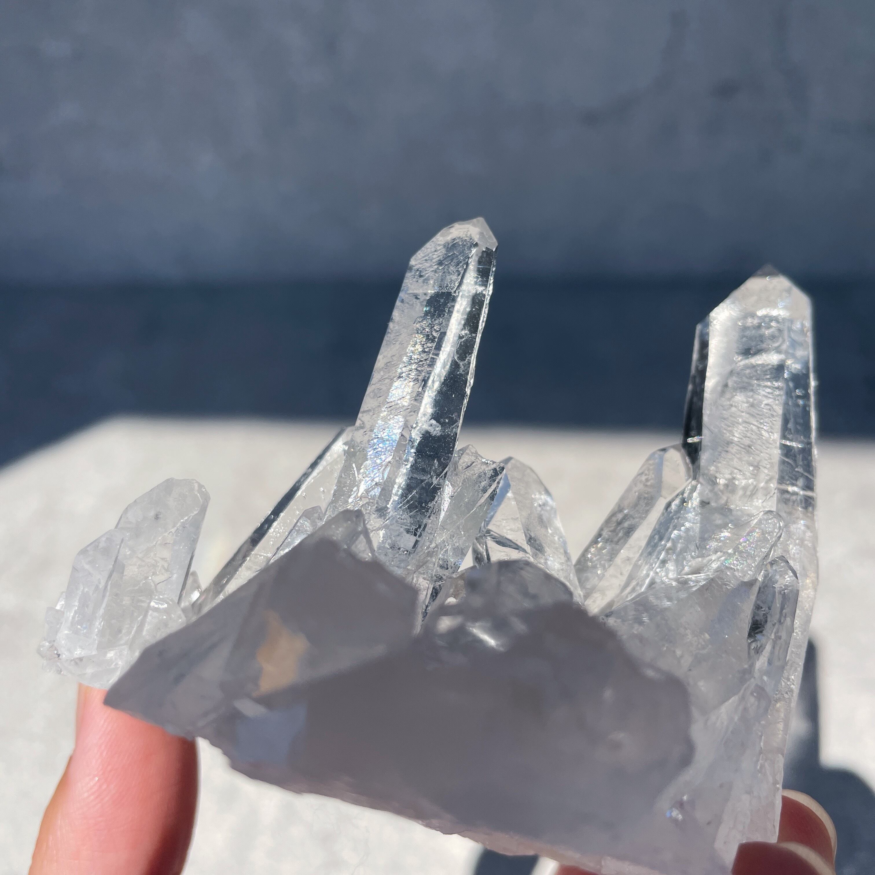 ゼッカ産水晶クリアクォーツ クラスター11◇ Clear Quartz From Zeca