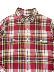 A BATHING APE(アベイシングエイプ) heavy cotton check shirt ヘヴィーコットン チェック シャツ
