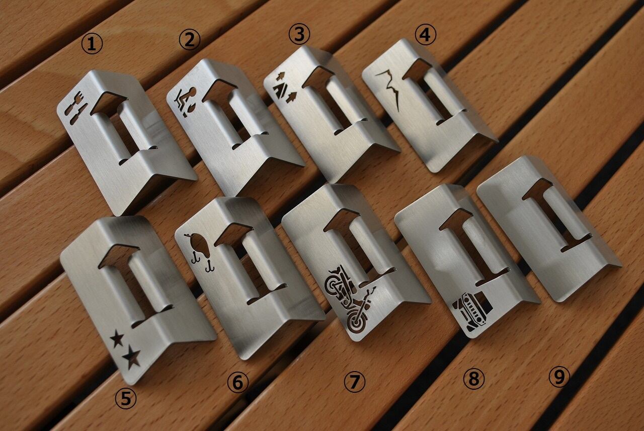 【おはし】セミオーダー セミオーダー オリジナルアウトドア箸置き 1個用ページ 送料込み