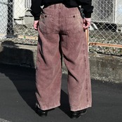 ANACHRONORM / FADED SULFUR DYED LINEN WIDE EASY PANTS