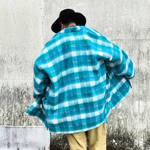 【 THE SAME A WOOL SHAGGY 】 作務衣  ウール シャギー ジャケット カーディガン アウター ストリート アメカジ メンズ ユニセックス アウトドア  おしゃれ【fm-sameA-woolshaggy】