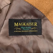 カシミヤ100% MAGKAISER マグカイザー カシミア ウール 2B テーラードジャケット サイズ NBS /キャメル/メンズ