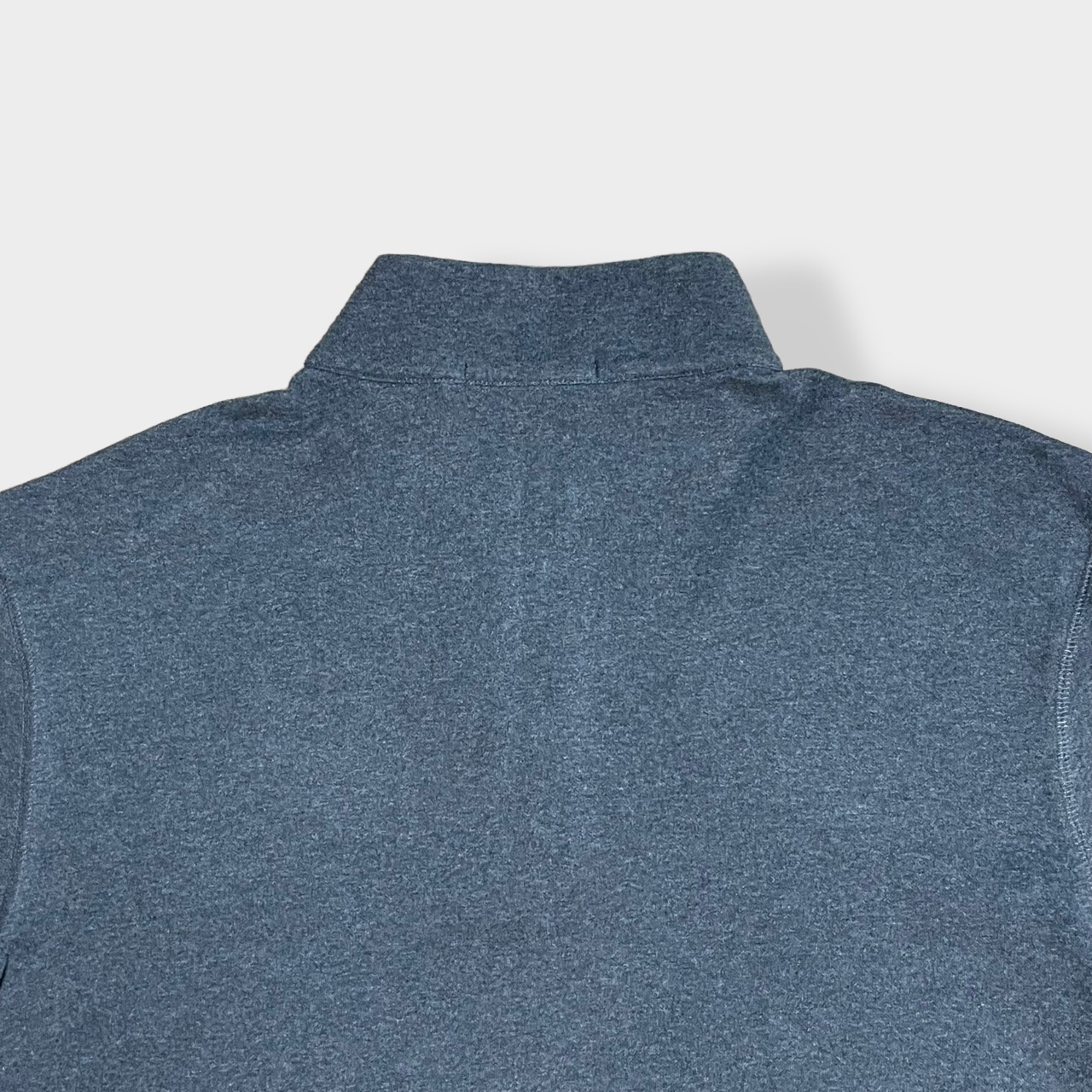 【USA古着】 カレッジロゴ LSU ルイジアナ大学 刺繍ロゴ ワンポイントロゴ 袖ロゴ 薄手 ハーフジップ スウェット プルオーバー ダークグレー 古着