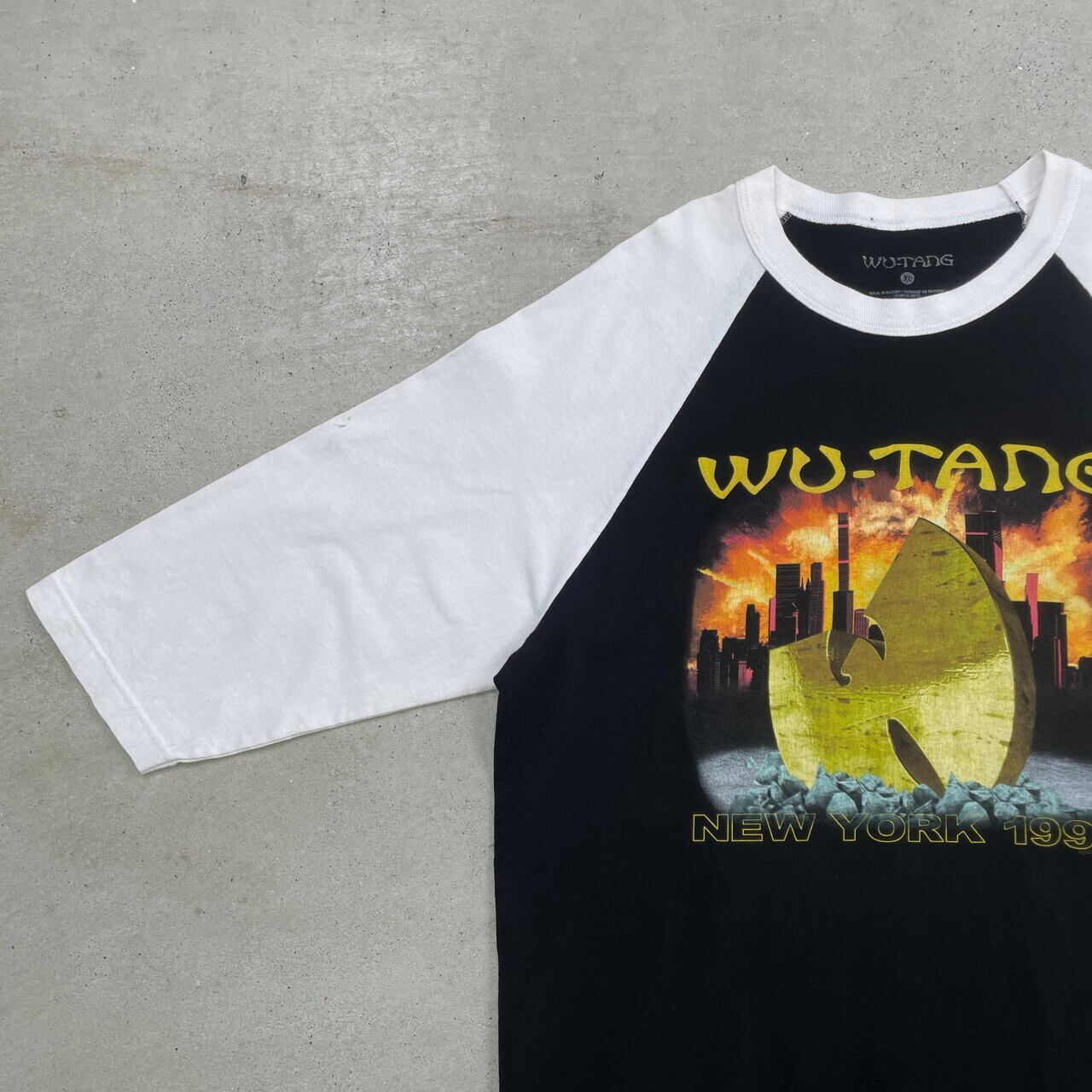 WU-TANG ウータンクラン ラグランスリーブ ラップT ヒップホップT