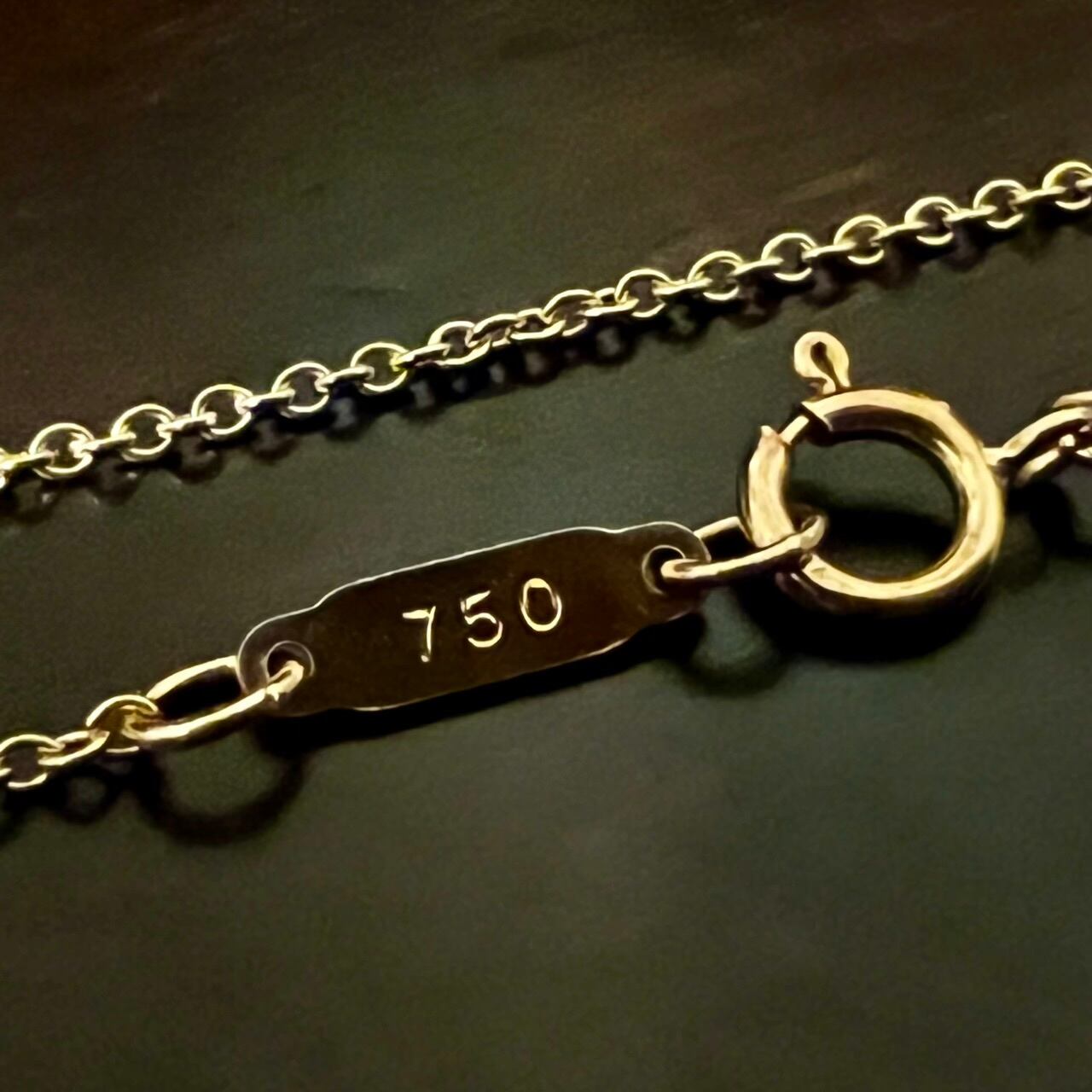 VINTAGE TIFFANY & CO. 14K Gold Engine Turned Cross Pendant