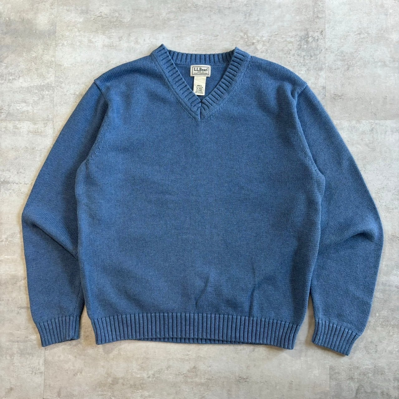 L.L.Bean 00s コットンニット Vネック No.1548