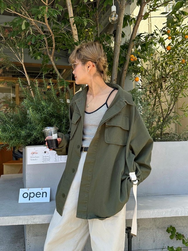 【UNIVERSAL OVERALL × map.】FATIGUE JACKET / KHAKI