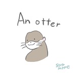 An otter ポーチ【そらまめ】
