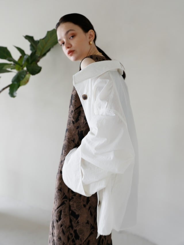 drawstring soutien collar jacket | Katrin TOKYO