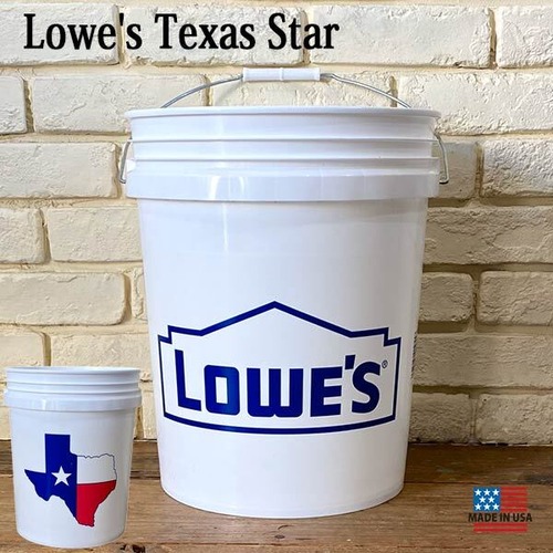 Lowe's Texas Star 5ガロン バケツ made in USA ガレージ