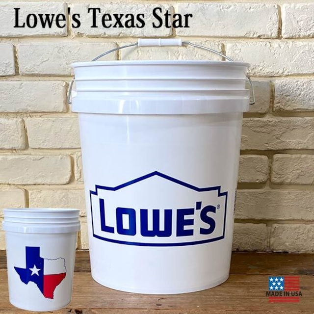 Lowe's Texas Star 5ガロン バケツ made in USA ガレージ