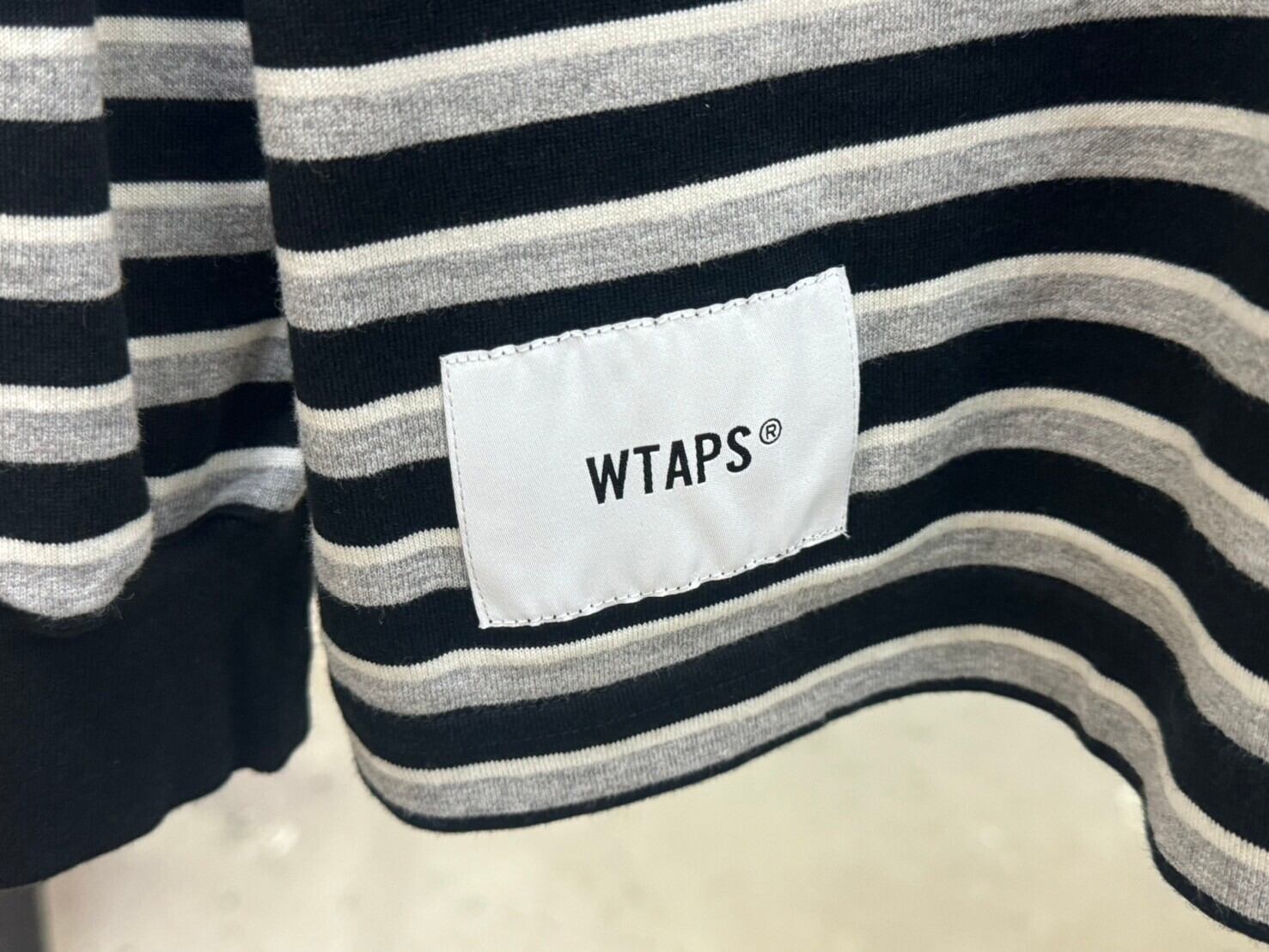 WTAPS VASQUE LS TEE COTTON BLACK 01 201ATDT-CSM28 43859 | BRAND  