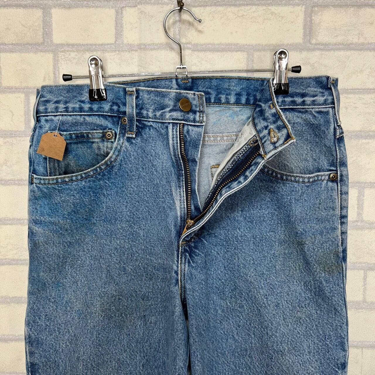 W32×L32】Carhartt デニムパンツ 革パッチ コットン100% | 古着屋OLDGREEN