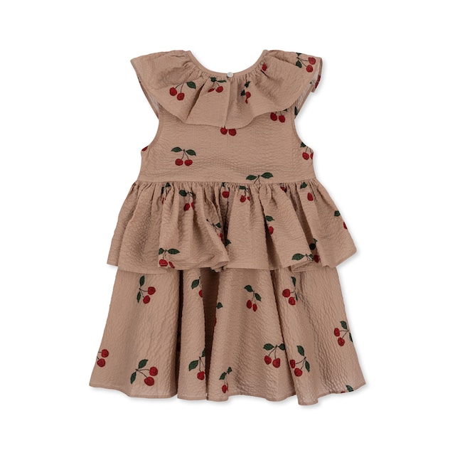 Konges Sløjd / LUNELLA DRESS_MA GRANDE CERISE BLUSH（18M,2y,3y,4y）