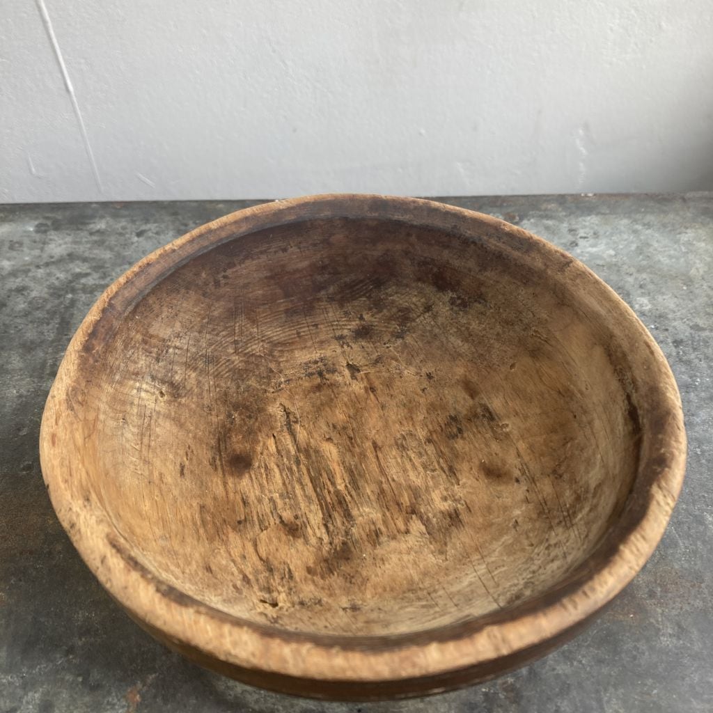 アンティークウッドボウル 大きな木の器 87aef25a03d9cf441dbf97848ceeab