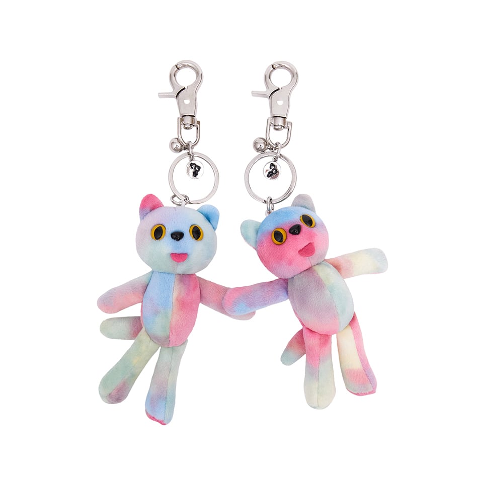 COMFORT PIYONG Key Ring Rainbow WBMH753 コンフォート キャット