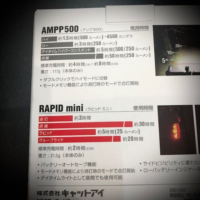 BROMPTON [フロント & リアライト] のセット [AMPP500/RapidMini