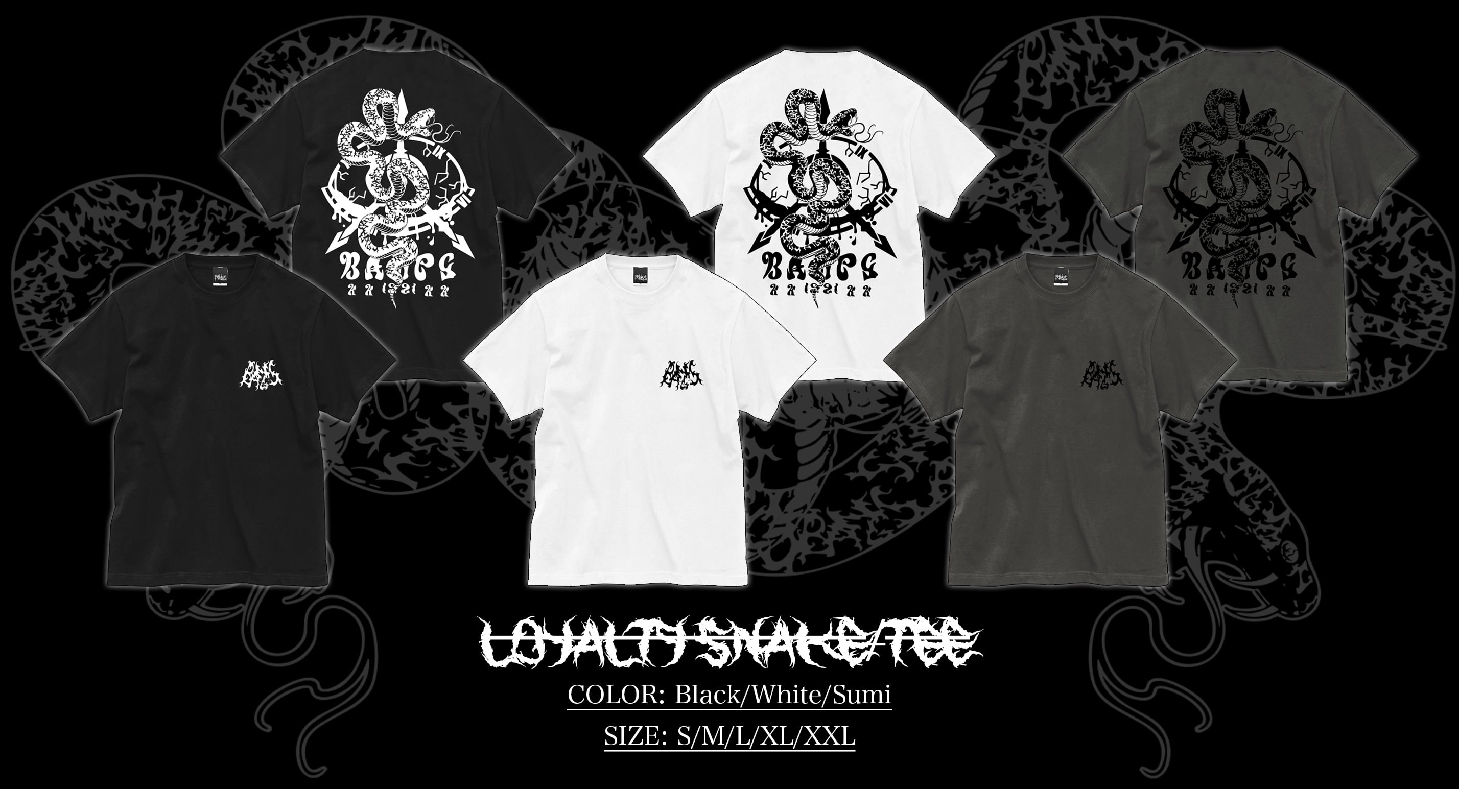 LORALYY SNAKE/Tシャツ