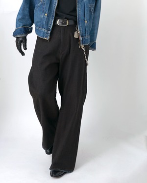Nomàt "Straight PT C/W Denim〔Dark Brown〕"