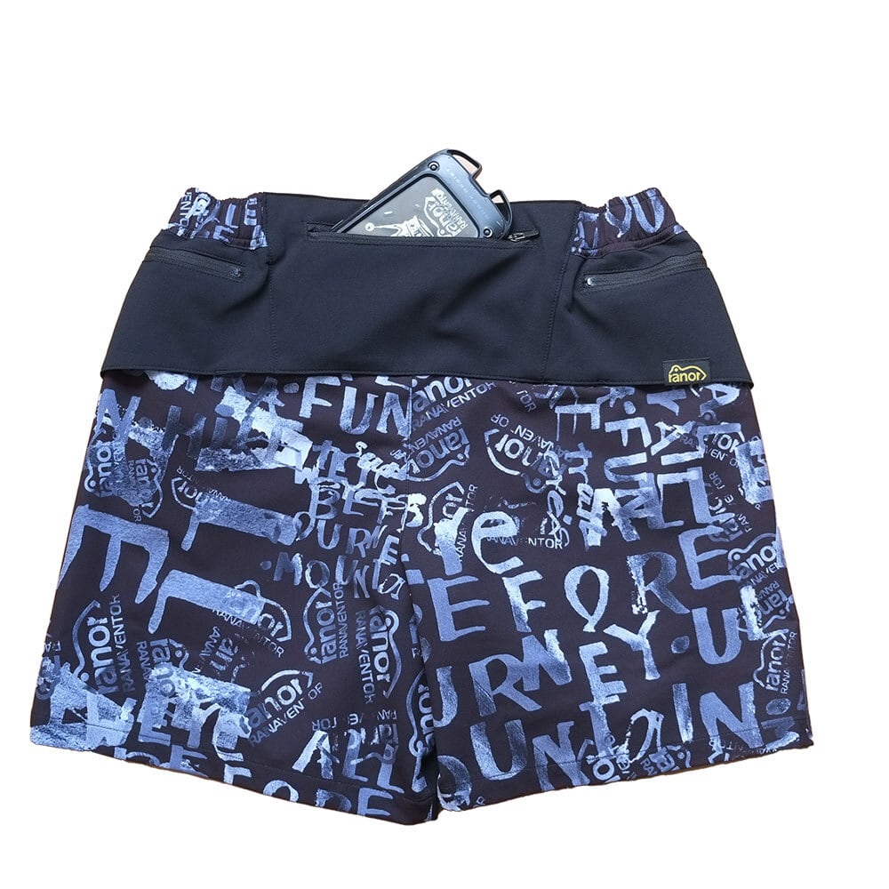 【美品】ranor(ラナー) MO MIXCHER MIDDLE SHORTS ranor(ラナー) MO MIXCHER MIDDLE SHORTS BLACK | play field mountain