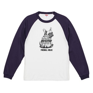 FREBULL OTHER ラグランスリーブTシャツ ネイビー P00565