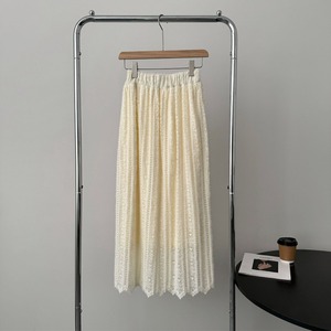 レース ハイウエスト ストレート スカート 10258