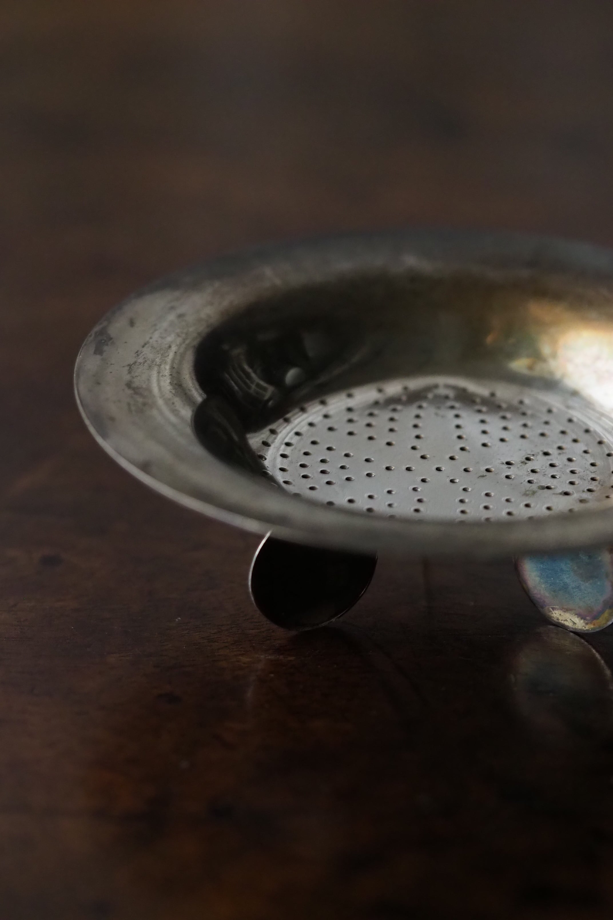 スタンド型ティーストレーナー-vintage tea strainer | アンティーク