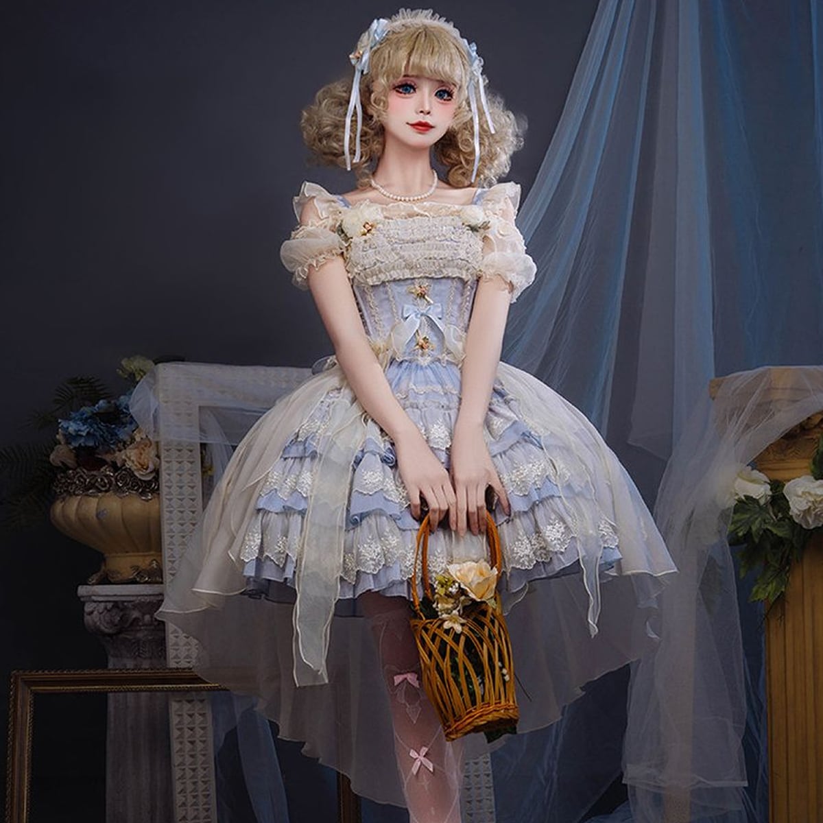 スターライトセーラー襟魔法少女ワンピース：パニエ | Maiden's Rêve