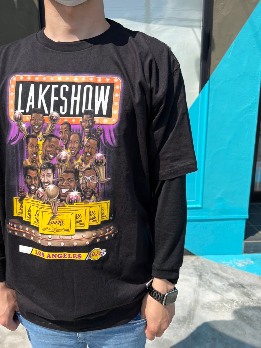 Mitchell & Ness LOSANGELS LAKERS LAKESHOWTEE