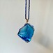 アンダラクリスタル（ラベンダーブルー）女神巻きペンダントトップ　Andara crystal pendant  ※特大サイズ