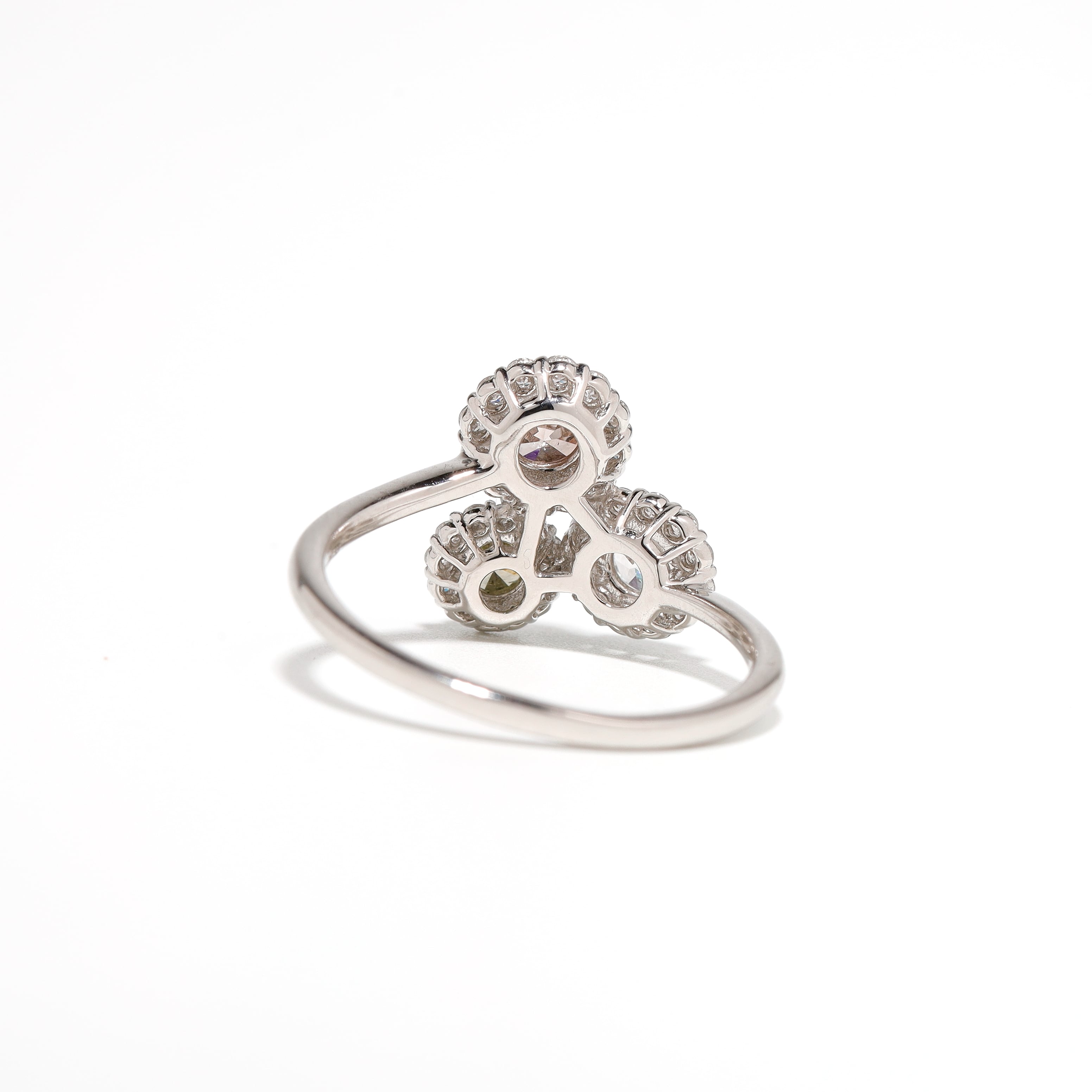 カメレオンダイヤモンドリング pt900 / 0.224ct / 0.337ct / 0.160ct