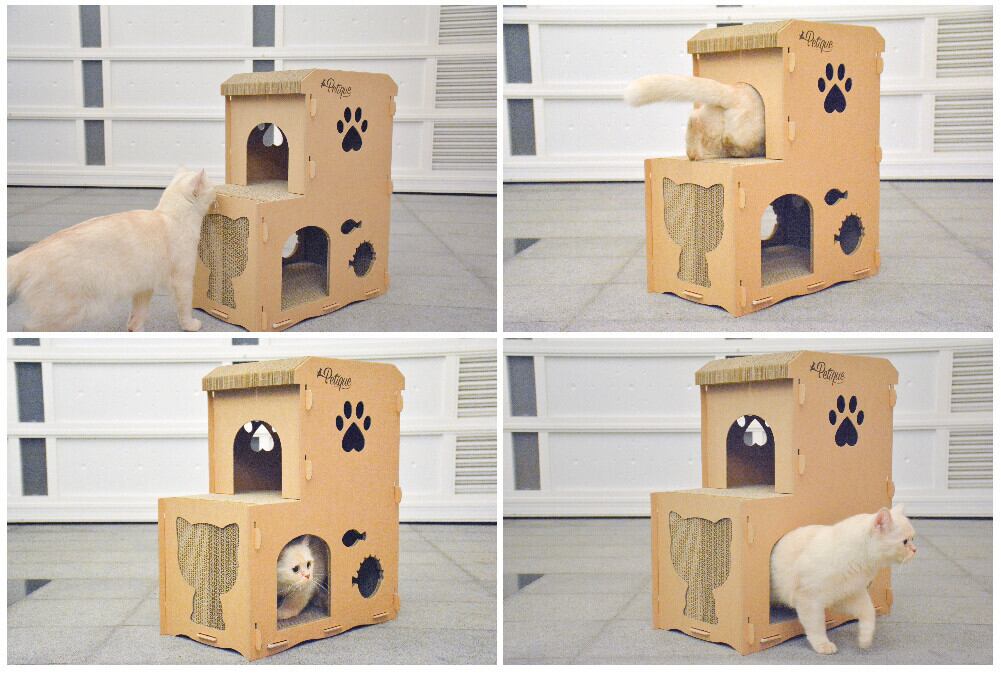 Petique ペティーク ミャウハウス キャットハウス キャットタワー 爪