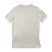LACOSTE ラコステ Vネック 半袖 Tシャツ カットソー FR2 /ホワイト/ファブリカ/日本製