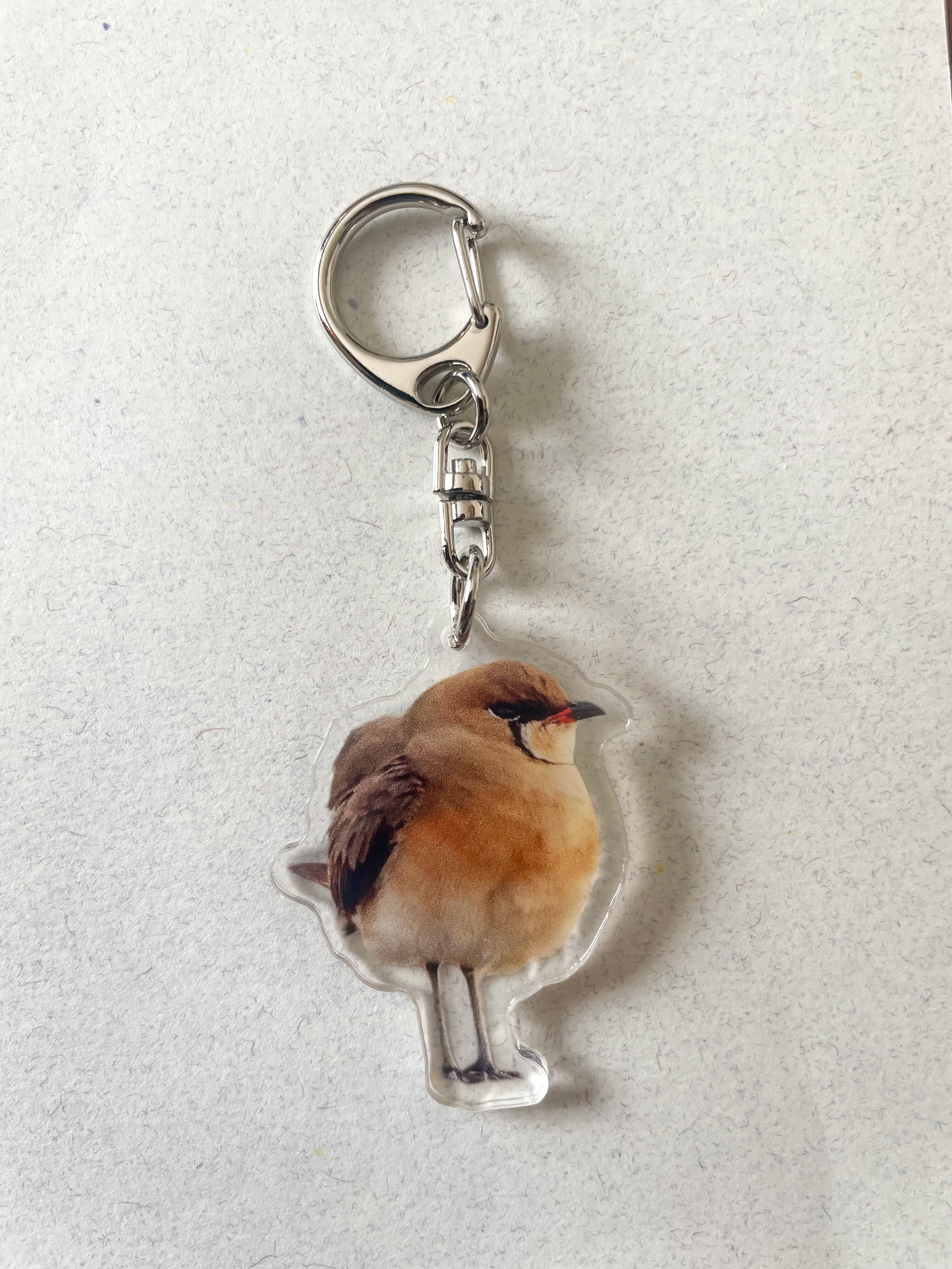 かわいい鳥のアクリルキーホルダー（Sサイズ） | ヨモツヘグイニナ