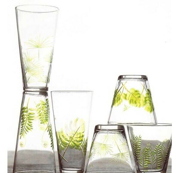 Roost Fern & Frond Glassware - Set Of 6