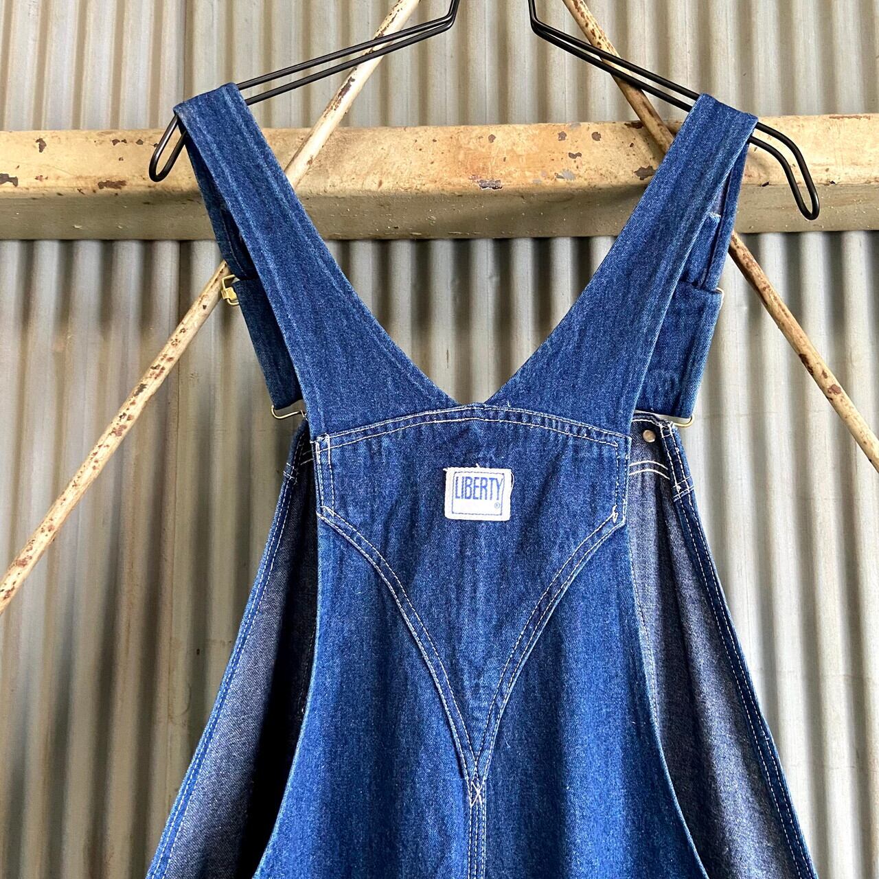 ビッグサイズ LIBERTY リバティー デニム オーバーオール メンズW46