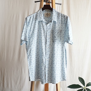 Bellfield 総柄コットンシャツ UK [C2905]