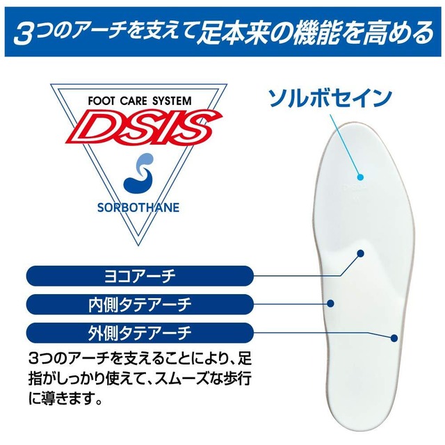 SORBO DSISソルボヘルシー フルインソールタイプ グレー 2S(23~23.5cm)
