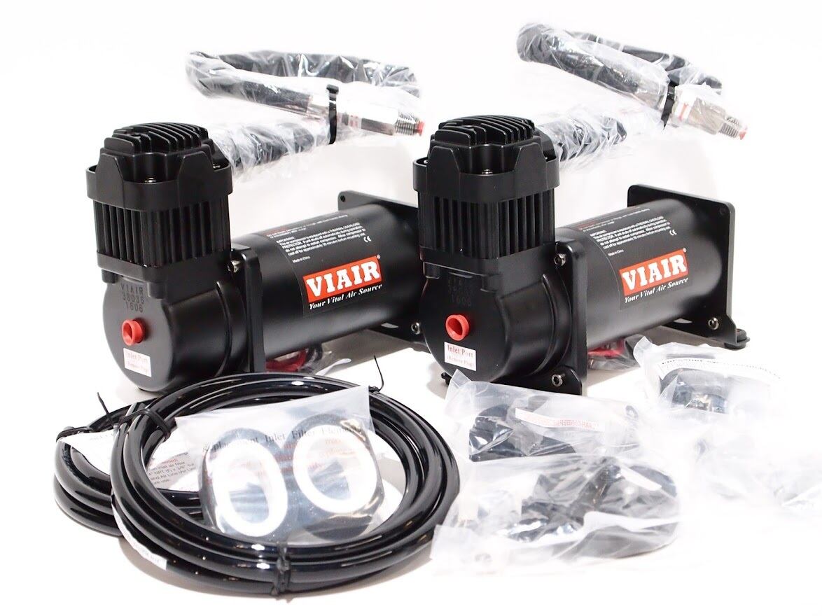 VIAIR 380C コンプレッサー 2個セット ブラック | ストリート