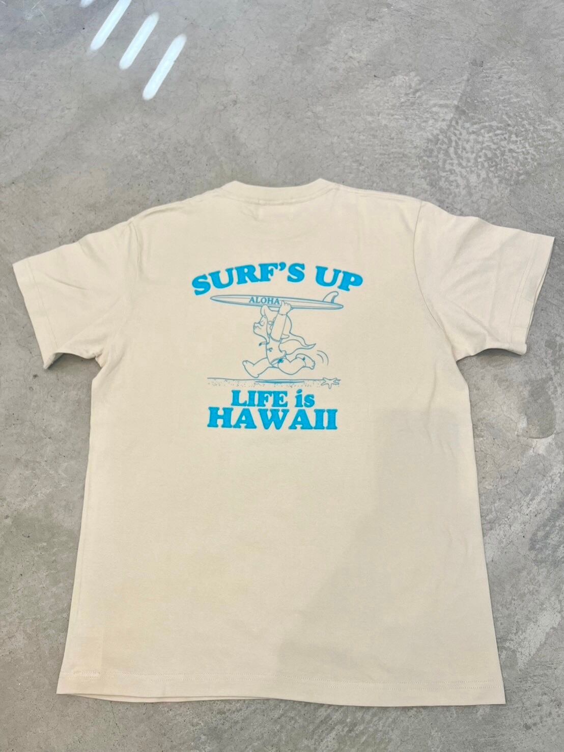 LIFE is × MAPUAコラボsurf's up半袖Tシャツ ¥4,990+tax(¥5,489)