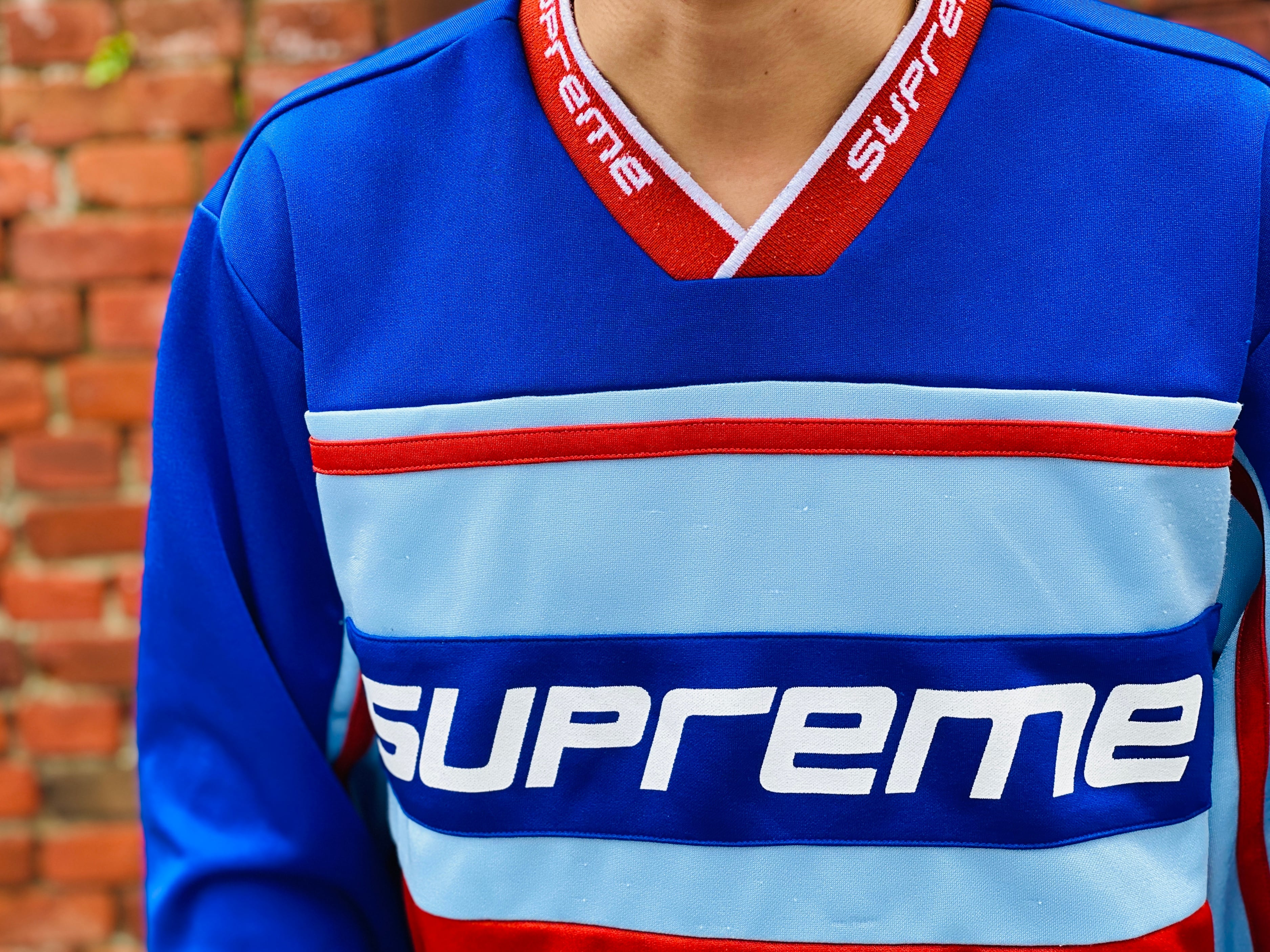 Mサイズ送料込】SUPREME Warm Up Hockey Jersey-eastgate.mk