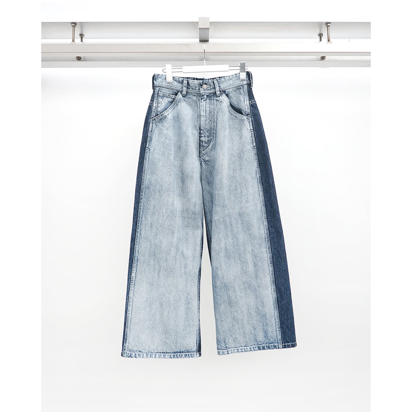 Nomàt] (ノマット) N-P-02 Two-tone Denim Back Adjust PT | Clique