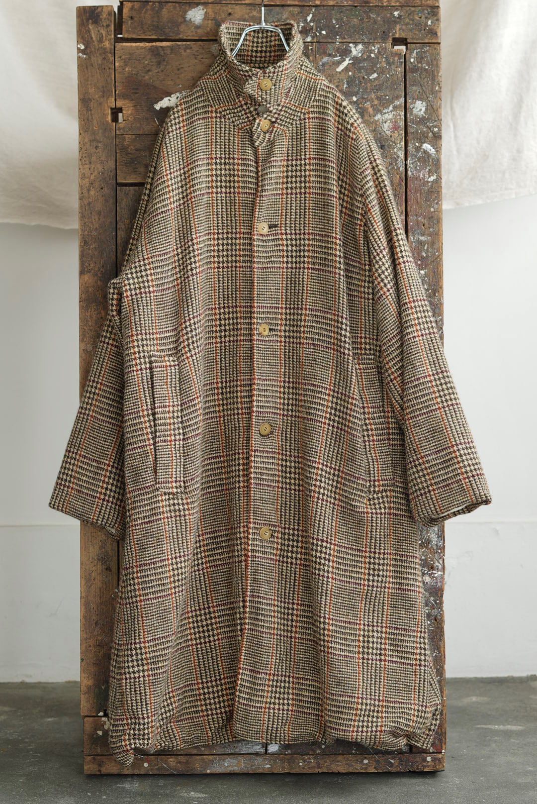 CHEZ VIDALENC - COAT BOBI / HARRIS TWEED (CHATTERLEY) | Brownie