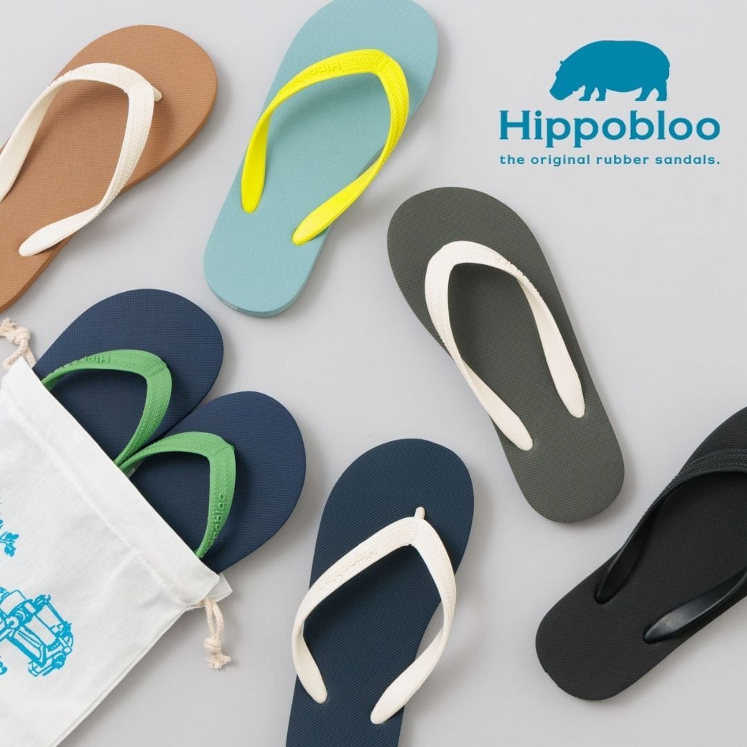 ビーチサンダル ヒッポブルー Hippobloo レディース メンズ キッズ 男女兼用 ユニセックス 歩きやすい 履きやすい 痛くない サンダル ビーサン おしゃれ 可愛い 22~29.5cm ペア カラフル マルチカラー 天然ゴム 人気 海 プール 夏 アウトドア Original Hi002