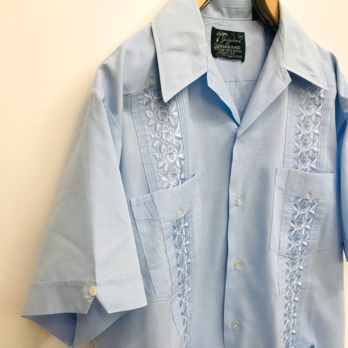 OF PATERSON ハバンド 80年代 半袖 キューバシャツ GUAYABERA SHIRTS