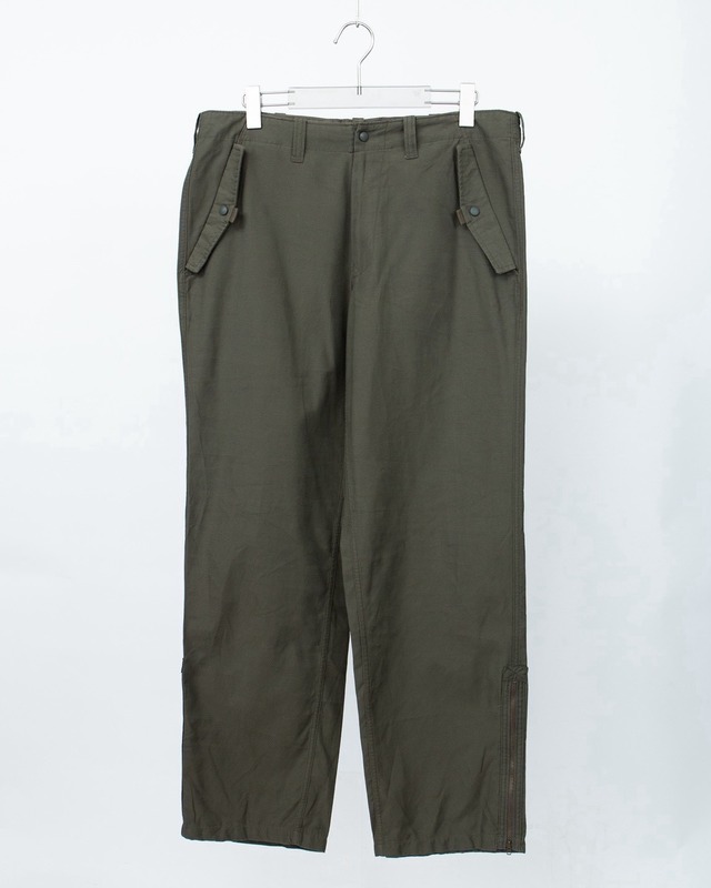 "GAP" military motif cotton×nylon trousers