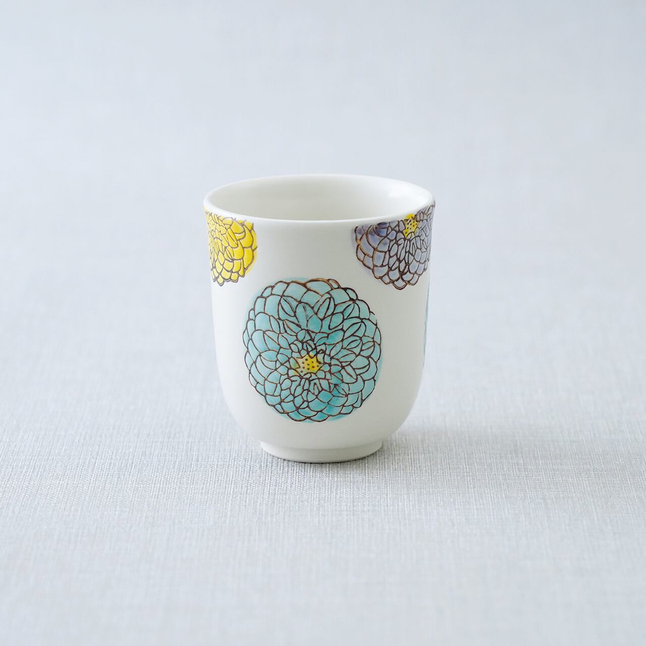 花花 コップ（ブルー・ピンク） | 菊祥陶器／工房祥sho～ Kikusho